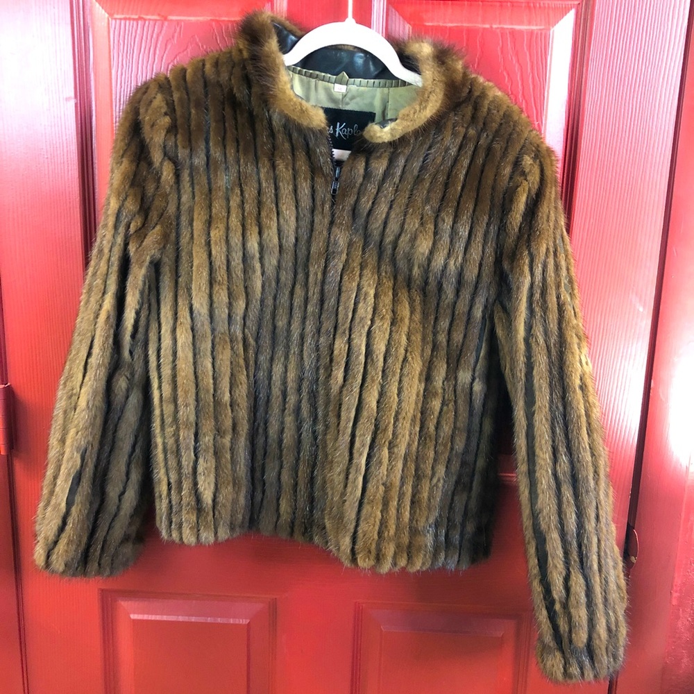 Gus Kaplan Vintage 1960’s Mink Fur Short coat Made In USA